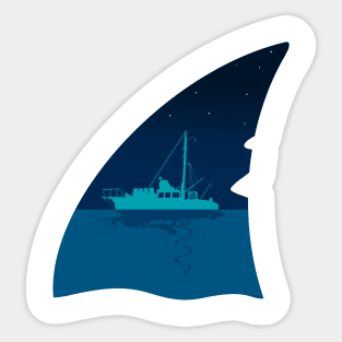 Jaws Fin Sticker